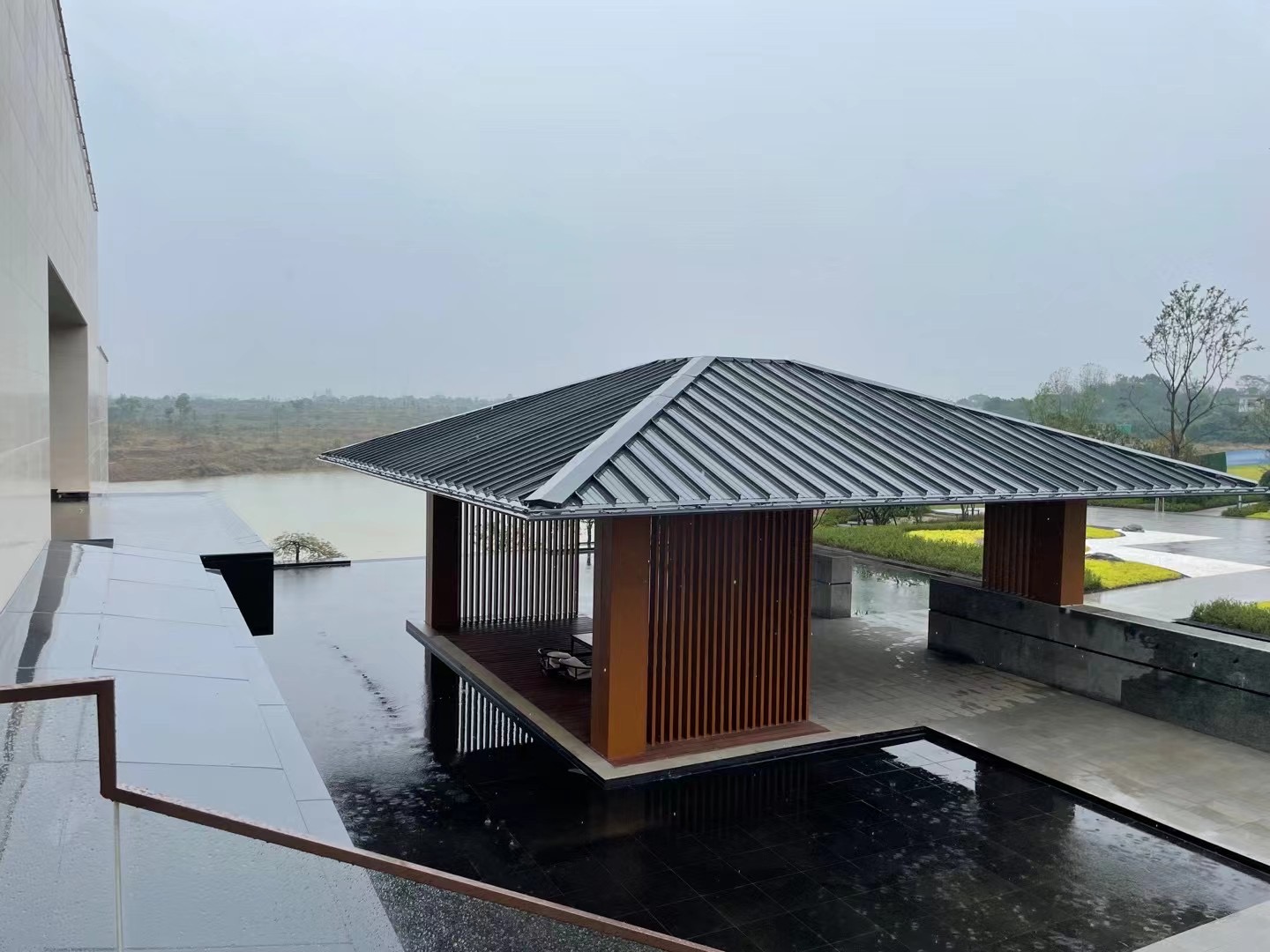 佰和佰樂售樓部雨亭 佰和佰樂售樓部雨亭